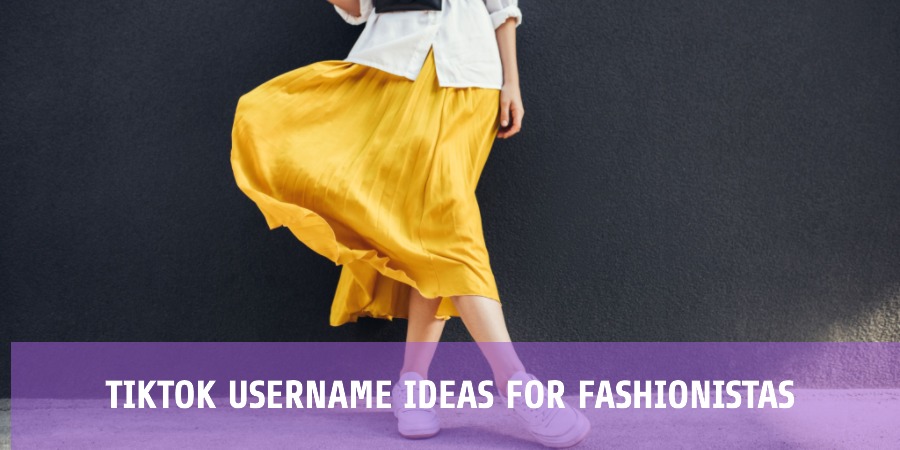TikTok Username Ideas for Fashionistas